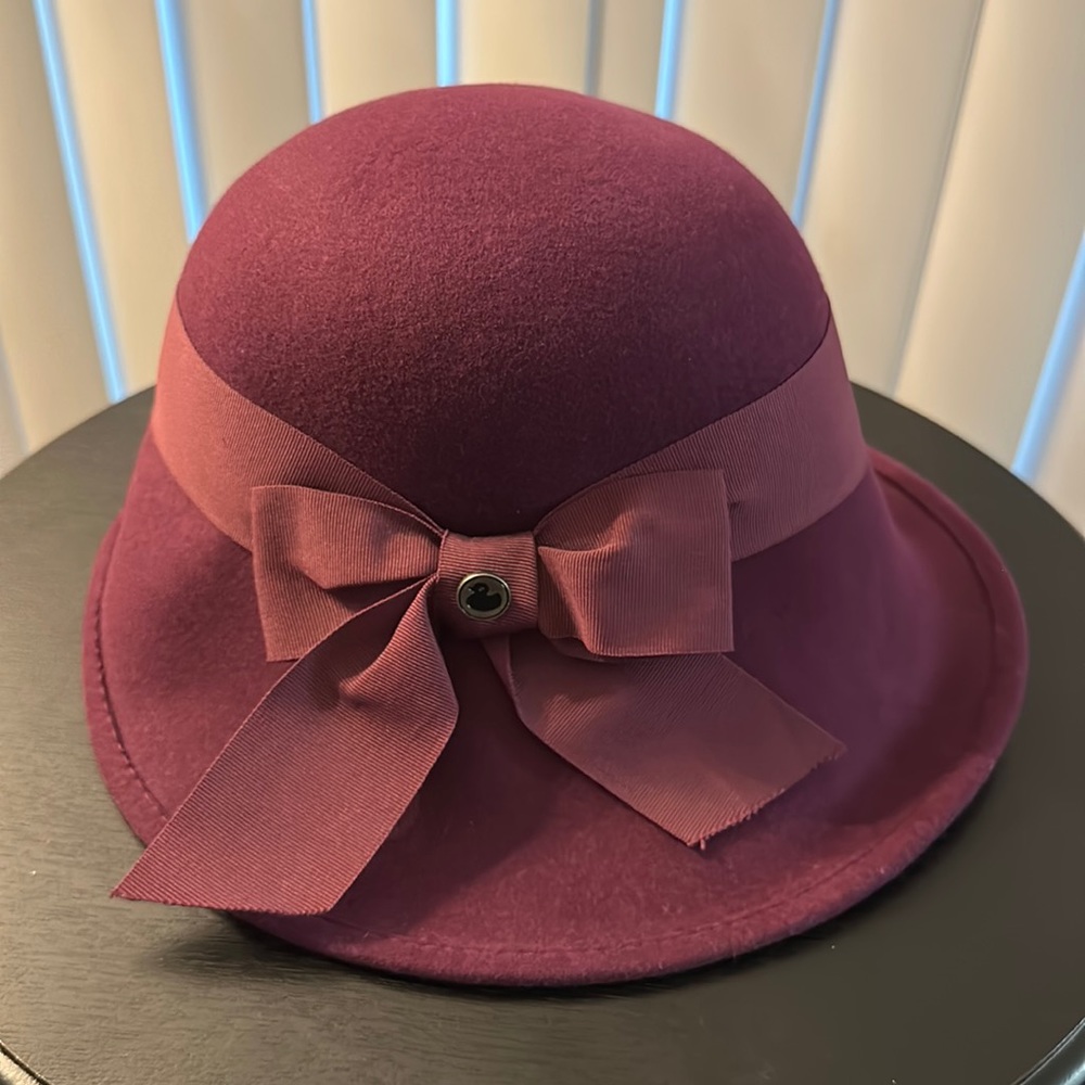 Ducks In A Row Purple Wool Hat